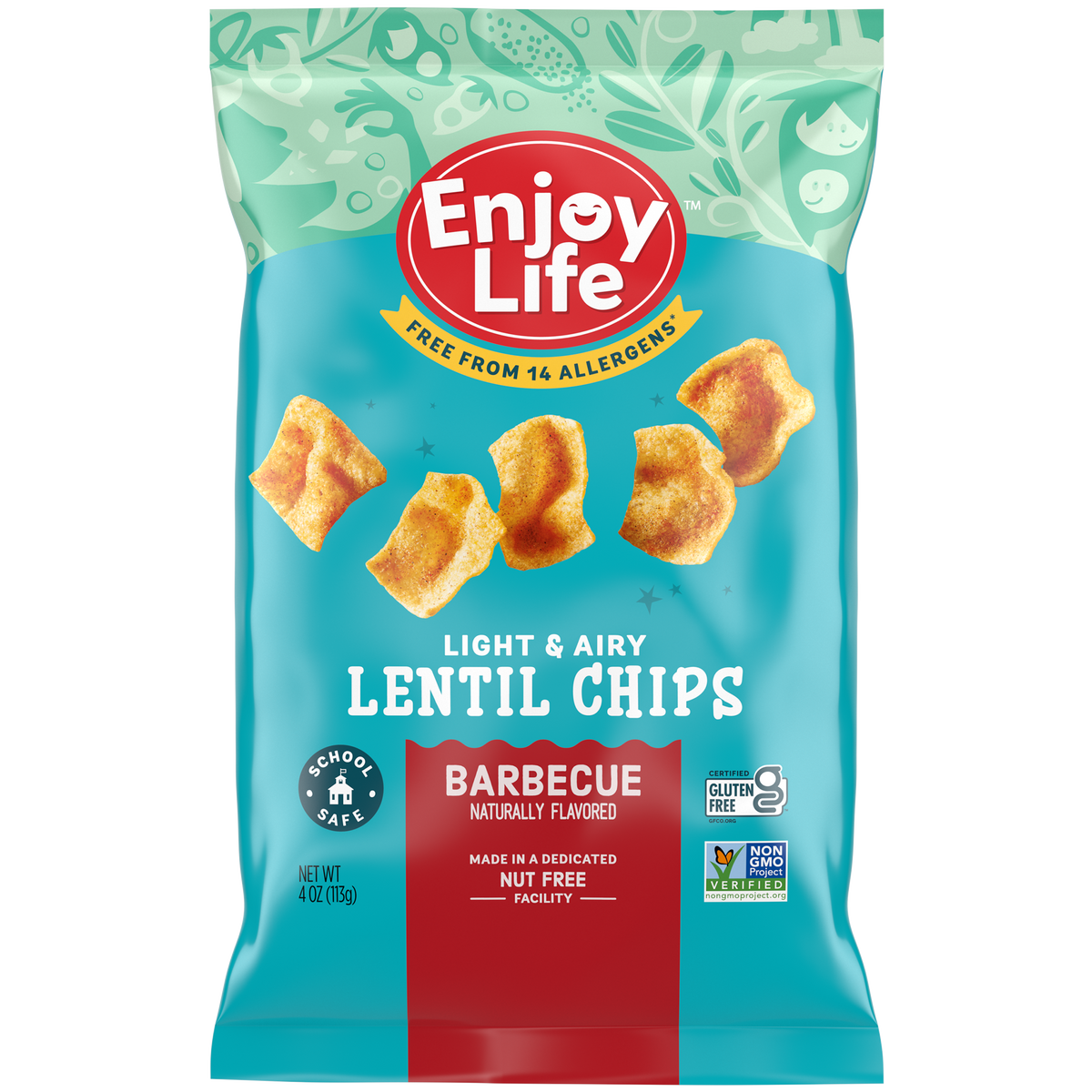 ✨Enjoy Life✨ Barbecue Lentil Chips - Allergy Friendly – Enjoy Life