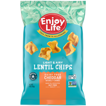 dairy free cheddar lentil chips
