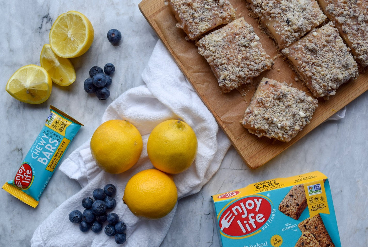 Lemon Bars with Poppy Seed Crust Enjoy Life Foods