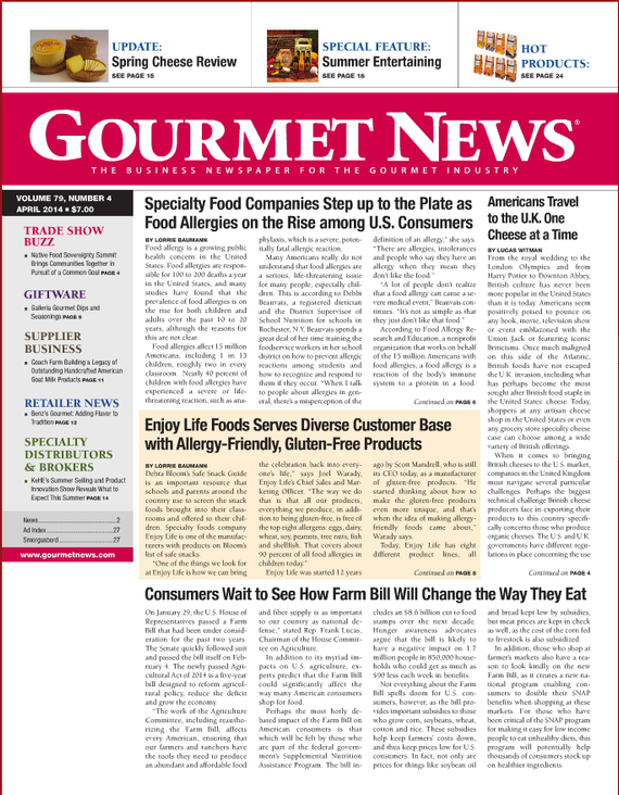 Gourmet News, April
