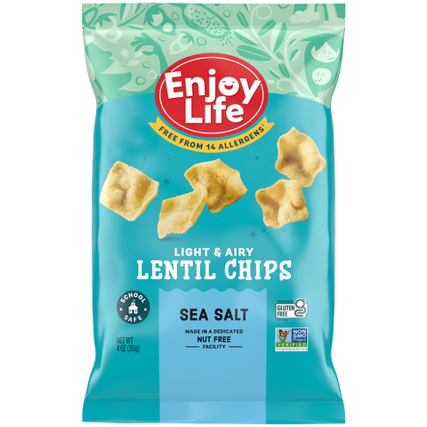 Sea Salt Lentil Chips - Allergy Friendly Snack – Enjoy Life