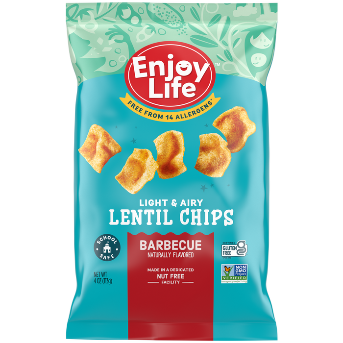 Barbecue Lentil Chips Allergy Friendly