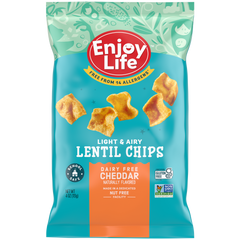 Lentil Chips | Dairy Free Cheddar