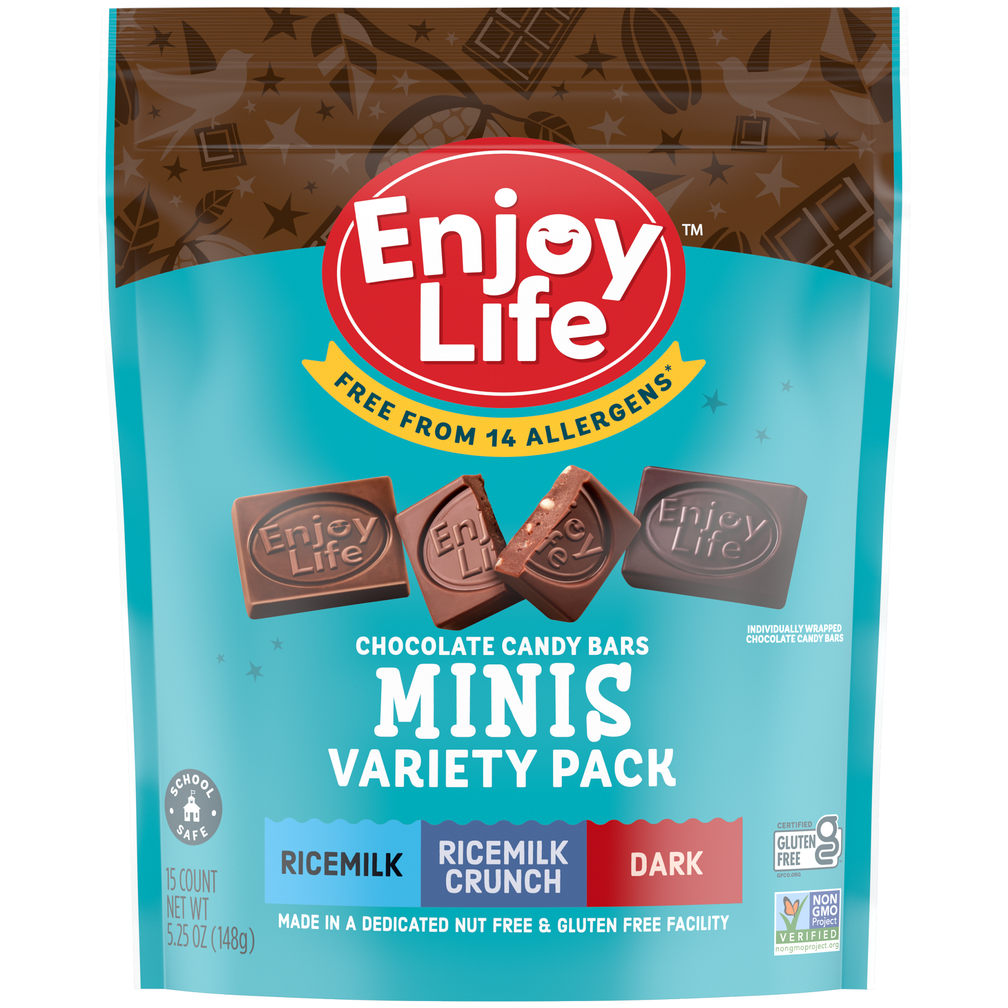 Enjoy Life Mini Chocolate Candy Bars - Variety Pack